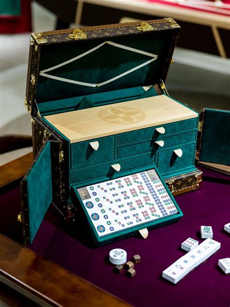 lv mahjong|vanity mahjong trunk.